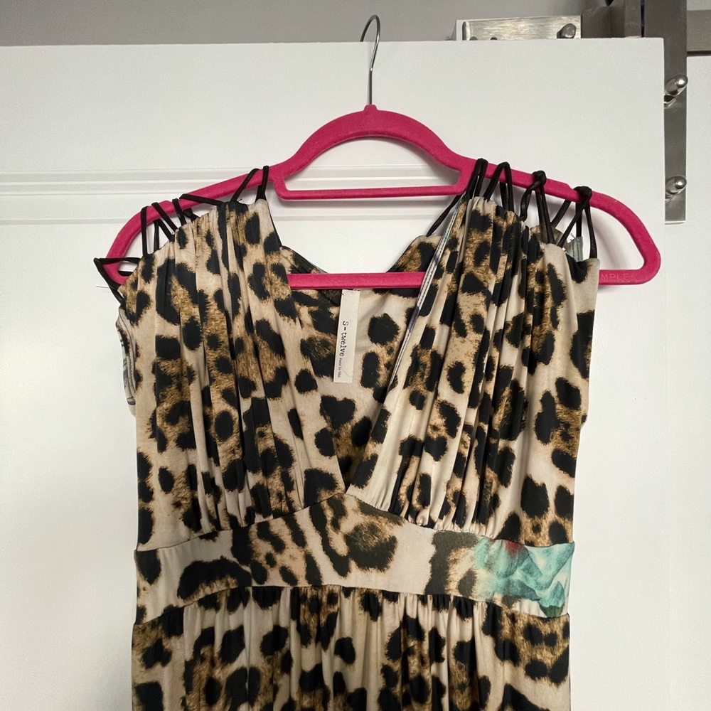 Cheetah/ Leopard Maxi Dress